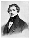 Louis Jacques Mande Daguerre (1787-1851) Giclee Print by Henri Grevedon