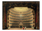 La Scala, Milan, During a Performance Giclee Print