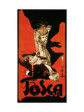 Poster Advertising a Performance of Tosca, 1899 Wydruk giclee autor Adolfo Hohenstein Poster Advertising a Performance of Tosca, 1899 Wydruk giclee autor Adolfo Hohenstein