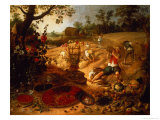 Eine Allegorie des Sommers Giclée-Druck von Sebastian Vrancx