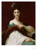 La Comtesse De Keller, 1873 Giclee Print by Alexandre Cabanel