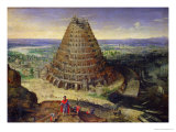 The Tower of Babel, 1594 Reproduction procédé giclée par Lucas van Valckenborch