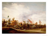 A Battle Scene, 1653 Giclée-Druck von Salomon van Ruysdael
