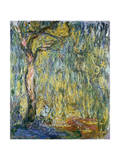 The Large Willow at Giverny, 1918 Giclée-tryk af Claude Monet The Large Willow at Giverny, 1918 Giclée-tryk af Claude Monet