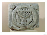 Relief Depicting a Menorah, from Umm Qeis (Ancient Gadara) Jordan (Basalt) Giclee Print