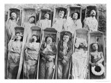 Communards in Their Coffins, circa 1871 Giclee Print by Andre Adolphe Eugene Disderi Communards in Their Coffins, circa 1871 Giclee Print by Andre Adolphe Eugene Disderi