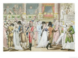 Costume Ball at the Opera, after 1800 Giclee-trykk av Jean Francois Bosio