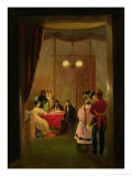 The Salon of Hortense De Beauharnais (1783-1837) in Rome Giclee Print by Pierre Felix Cottrau