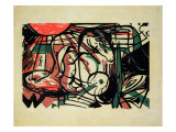 The Birth of the Horse, 1913 Giclee Print by Franz Marc