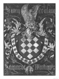Coat of Arms of Simon De Lalaing (1405-76) Seigneur of Montigny Giclee Print