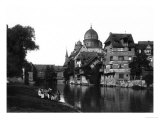The Synagogue at Nuremberg, circa 1910 reproduction procédé giclée par Jousset 