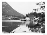 Boats at Konigssee, circa 1910 reproduction procédé giclée par Jousset 