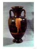 Attic Red-Figure Amphora Depicting Euphorbos and the Infant Oedipus, from Vulci, circa 450 BC Giclee Print