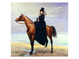 Equestrian Portrait of Mademoiselle Croizette, 1873 Giclee Print by Charles Émile Carolus-Duran
