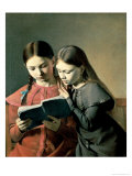 The Artist's two youngest sisters, 1826 Lámina giclée por Constantin Hansen The Artist's two youngest sisters, 1826 Lámina giclée por Constantin Hansen