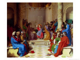 Jesus Among the Doctors, 1862 reproduction procédé giclée par Jean-Auguste-Dominique Ingres