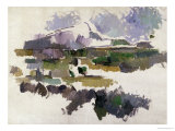 Montagne Sainte-Victoire, 1904-05 Giclée-Druck von Paul Cézanne