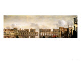 London Bridge, circa 1630 Reproduction procédé giclée par Claude de Jongh