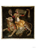 Mosaic of Dionysus Riding a Leopard circa 180 AD Giclee Print