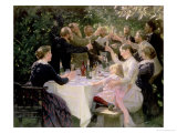 Hip Hip Hurrah! Artists' Party at Skagen, 1888 Giclee Print by Peder Severin Kröyer