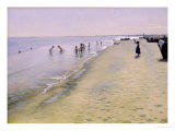 Summer Day at the South Beach of Skagen, 1884 Giclée-Druck von Peder Severin Kröyer