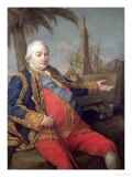 Pierre De Suffren-Saint-Tropez (1729-88) Vice Admiral of France Giclee-trykk av Pompeo Batoni