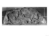 Cast of a Frieze of Animals from Le Roc De Sers, Charente, Solutrean Period, 20000-15000 BC Reproduction procédé giclée