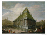 The Seven Wonders of the World: the Mausoleum at Halicarnassus Giclee Print by Wilhelm van Ehrenberg