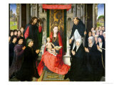 The Virgin and Child with St. James and St. Dominic Presenting the Donors and Their Family Giclee Print by Hans Memling The Virgin and Child with St. James and St. Dominic Presenting the Donors and Their Family Giclee Print by Hans Memling