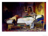 Death of Cleopatra, 1874 Giclee Print by Jean André Rixens