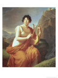 Portrait of Mme. De Stael as Corinne Giclee Print by Elisabeth Louise Vigee-LeBrun Portrait of Mme. De Stael as Corinne Giclee Print by Elisabeth Louise Vigee-LeBrun