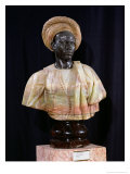 Bust of a Sudanese Man, 1857 (Onyx & Bronze) Giclee Print by Charles-Henri-Joseph Cordier