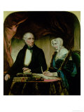 Portrait of William and Mary Wordsworth, 1839 Giclee Print by Margaret Gillies