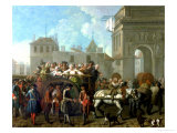 Transport of Prostitutes to the Salpetriere, circa 1760-1770 Giclee Print by Etienne Jeaurat