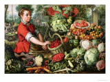 The Vegetable Seller Giclee Print by Joachim Beuckelaer