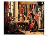 The Couturier's Workshop, Arles, 1760 Giclee Print by Antoine Raspal