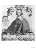 Portrait of Cardinal De Richelieu (1585-1642) Giclee Print by Paul Roussel