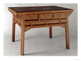 Palace Table, Ming Dynasty, Hsuan Te Period (1426-35) Giclee Print