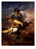 Officer of the Hussars, 1814 Giclee Print by Théodore Géricault