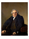 Louis-Francois Bertin (1766-1841) 1832 reproduction procédé giclée par Jean-Auguste-Dominique Ingres