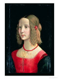 Portrait of a Girl, circa 1490 Giclee Print by Domenico Ghirlandaio