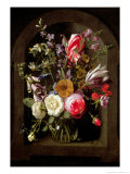 Roses, Tulips and Other Flowers Impressão giclée por Johannes Antonius van der Baren