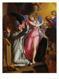 St. Bruno at Prayer, 1671 Giclee Print by Adrien Sacquespee
