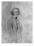Franz Liszt (1811-86) Rome, 29th May 1839 reproduction procédé giclée par Jean-Auguste-Dominique Ingres