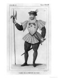 Guard of the Provostship of Paris During the Reign of Henri III (1574-89) Giclee Print by Alexandre Massard