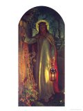 The Light of the World, circa 1851-53 Gicléedruk van William Holman Hunt The Light of the World, circa 1851-53 Gicléedruk van William Holman Hunt