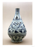 Blue and White Vase, Yuan Dynasty (1206-1368) Giclee Print