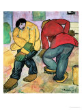 The Floor Polishers, 1911 Reproduction procédé giclée par Kasimir Malevich