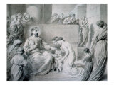 Christ Blessing Little Children Giclee-trykk av Warwick Brookes