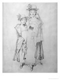 The Montagu Sisters at Rome, 1815 Giclee Print by Jean-Auguste-Dominique Ingres